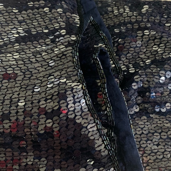 Vintage Sequin Silk Skirt Surjit & Adarsh Gill 14 - Picture 4 of 4